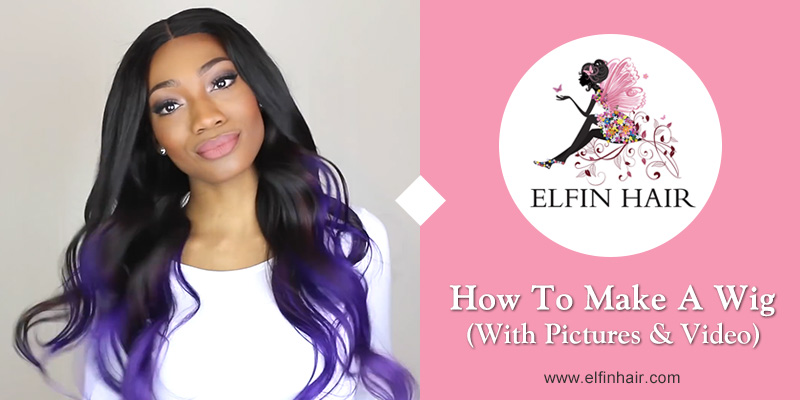 make wig with lace closure and hair bundles