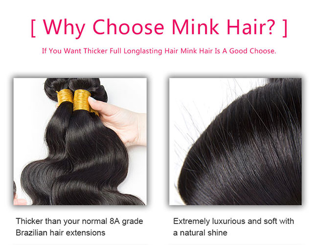 mink hair weave